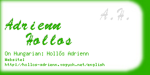 adrienn hollos business card