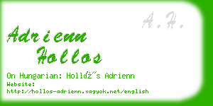 adrienn hollos business card